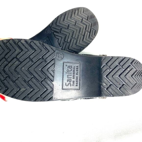 Sanita Mules Clogs Black size 6.5 slip on - Picture 2 of 8
